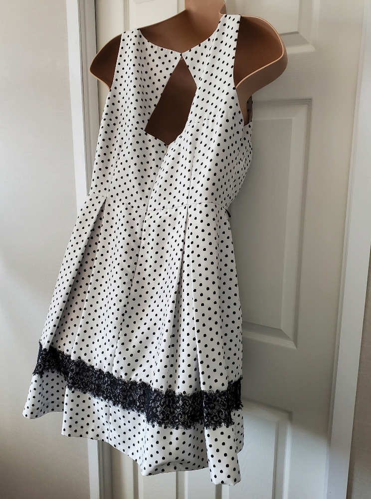 Danny And Nicole Polka Dot Dress - Picture 10 of 16